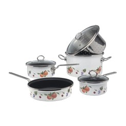 8 Prç. Set EN8PCS/WH-D — Çelik üzerine yapışmaz kaplama