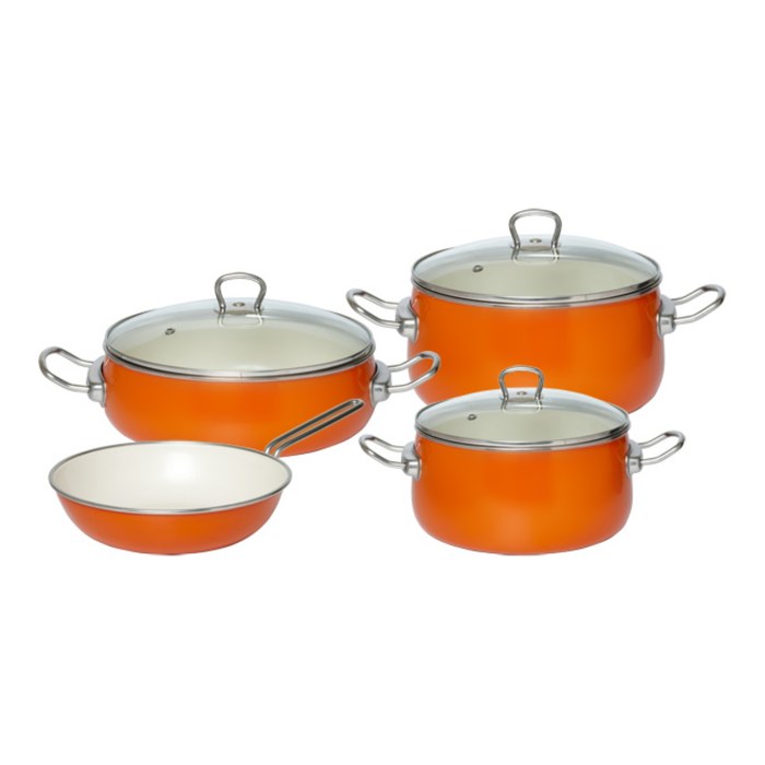 7 Parça Set — Çelik üzerine seramik kaplama