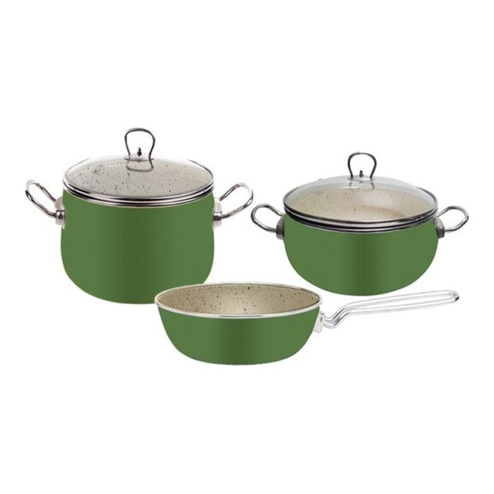 EN GRANIT 5-Piece Set — Granite coating on steel