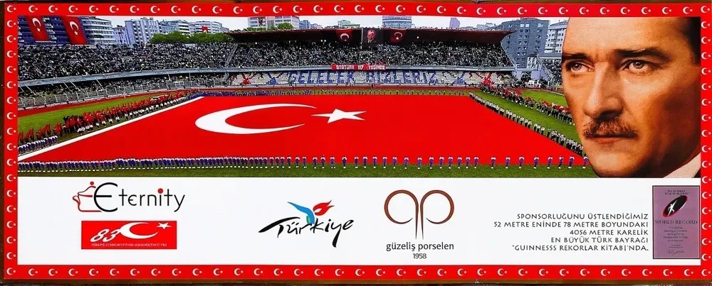 Dünyanın En Büyük Türk Bayrağı