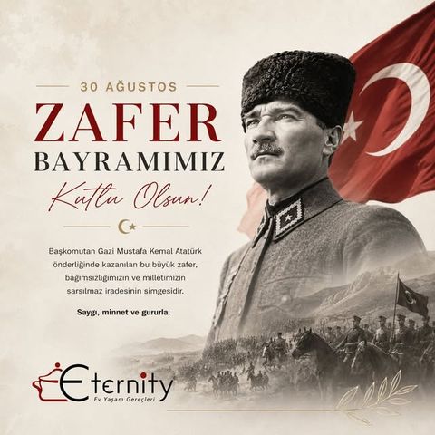 Card celebrating 30 August Victory Day