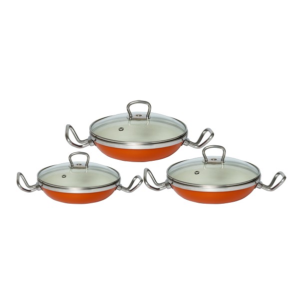 3-Piece Sahan Set — Ceramic coating on steel