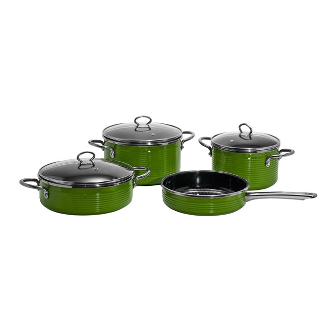7-Piece Işık Ötesi Set — Steel enamel (EOS 800°)