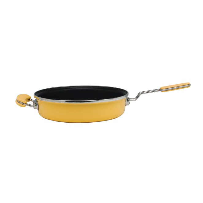 Deep Frying Pan — Non-stick coating on steel