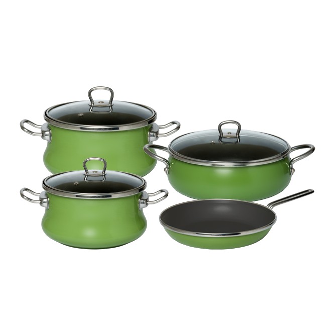 7-Piece Large Authentic Set — Non-stick coating on steel